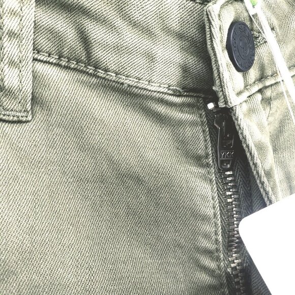 New Sandrine Rose by Free People Army Green Skinny Jeans‎ Women's Size 26 NWT - Picture 10 of 14